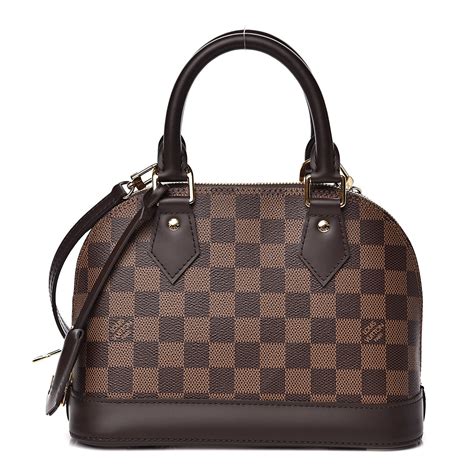 alma bb damier ebene handbag.